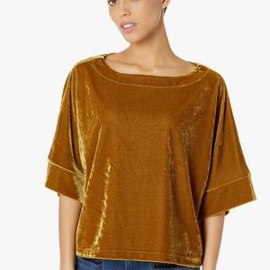 Cupcakes and cashmere Women's Mikaela Velvet Top. S